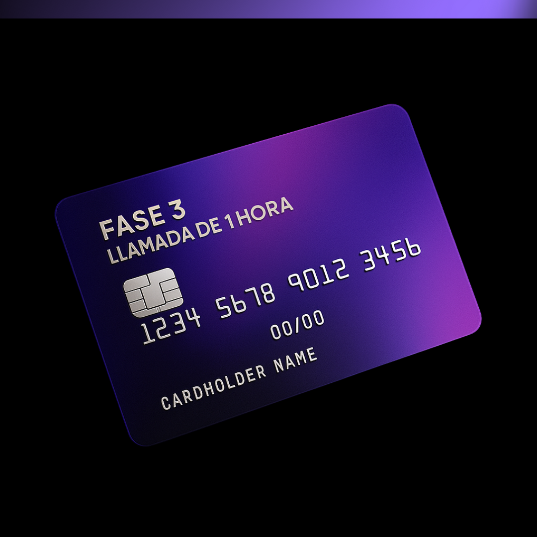 FASE 3 | LLamada privada de 1 hora